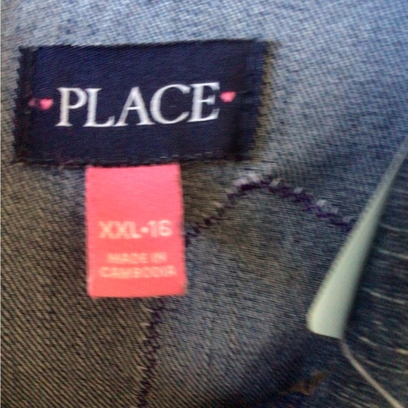 Upcycled denim jacket size children 16 - Picture 11 of 11